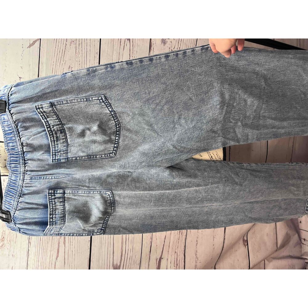 NWT Sincerely Jules High Waisted Straight Leg Light Wash Jeans Size 5 - Picture 3 of 3